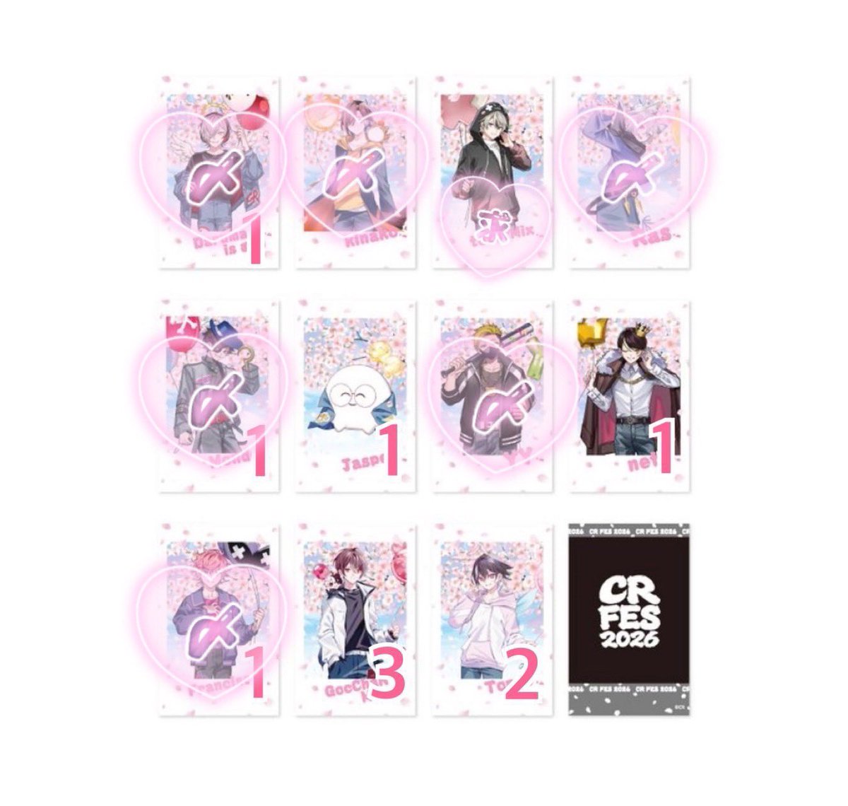 qxy_88's tweet photo. 【交換】 CRフェス CRFES CRLIVE 2026 チェキ カード 

譲:画像
求:同種➕

郵送でのお取引希望
検索からでもお気軽にお声掛けください🙇🏻‍♀️՞ https://t.co/dN8D4qVWnJ