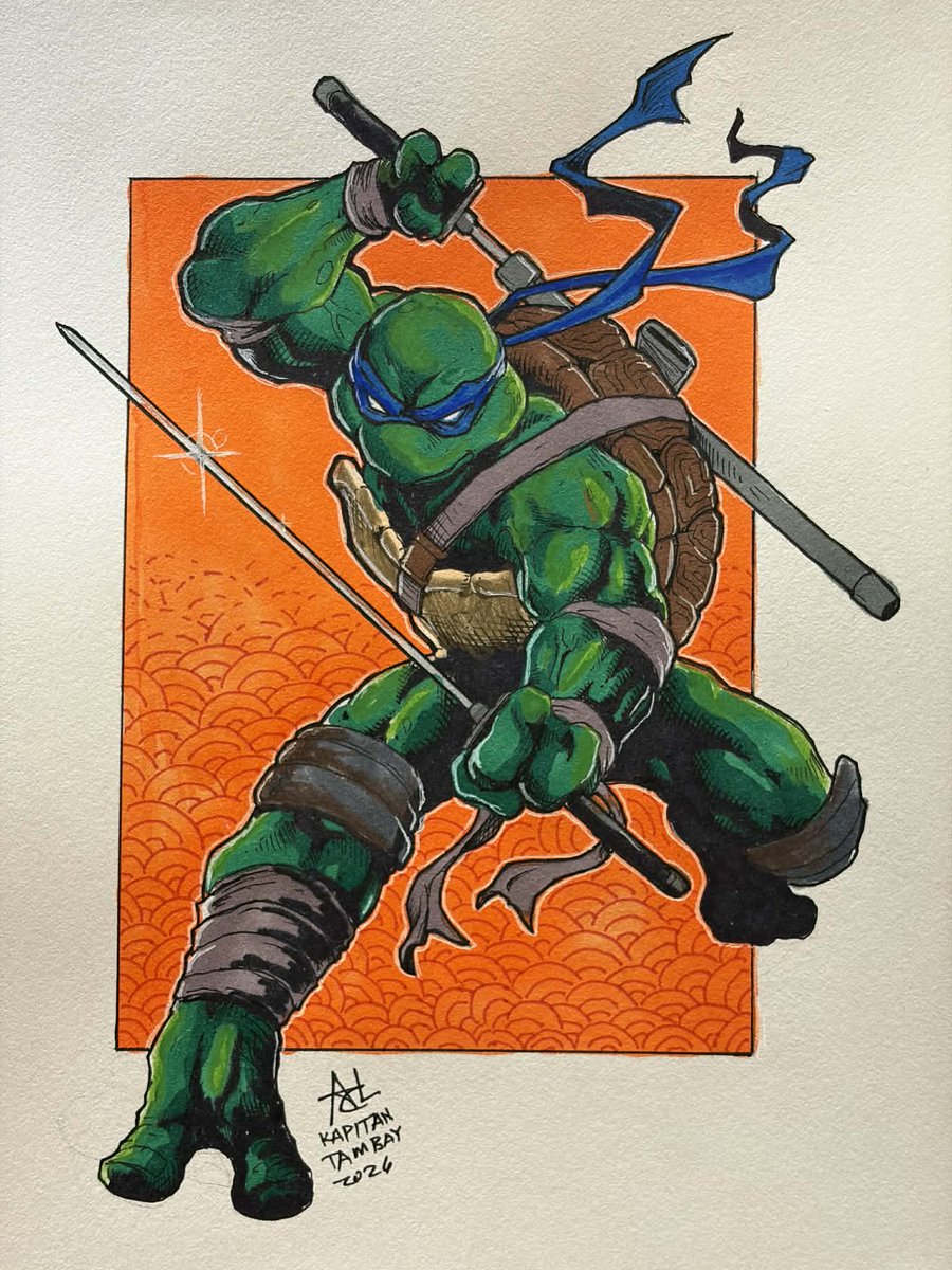 KapitanTambay's tweet image. #Leonardo #TMNT #TeenageMutantNinjaTurtles