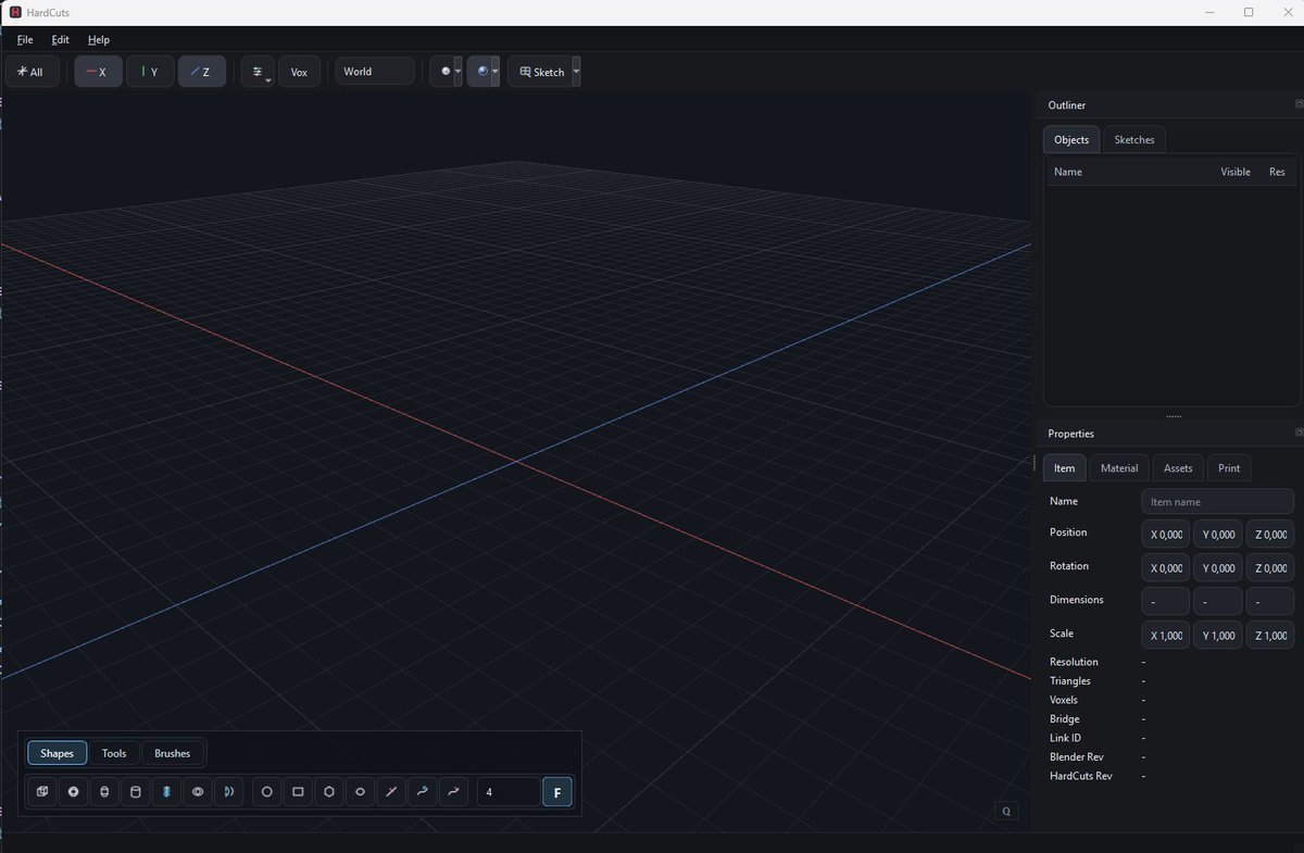 JayAnAmGames's tweet image. Complete UI overhaul in #Hardcuts - All commands are now directly in the Viewport. hardcuts.io New version 0.6.20 will come this evening with #3dprinting support, measures and CAD Sketching.