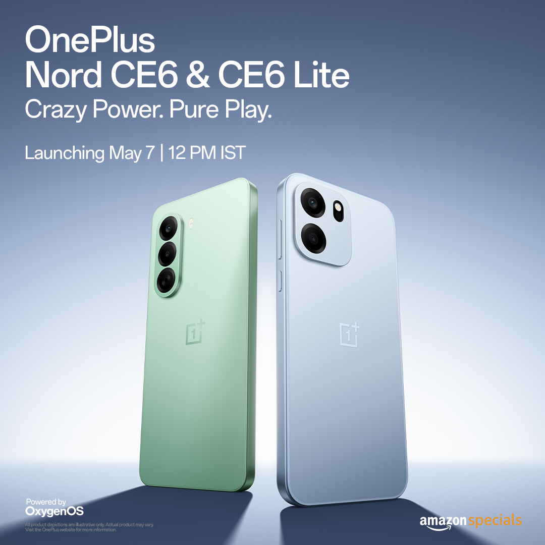 gogiinc's tweet image. OnePlus Nord CE6 &amp;amp; CE6 Lite launching May 7 at 12PM 

crazy Power. Pure Play.,, looks clean, minimal..

Now the real question 

 What do you think the price should be? around ₹20K starting / or going higher?

#OnePlusNordCE6 #OnePlus
