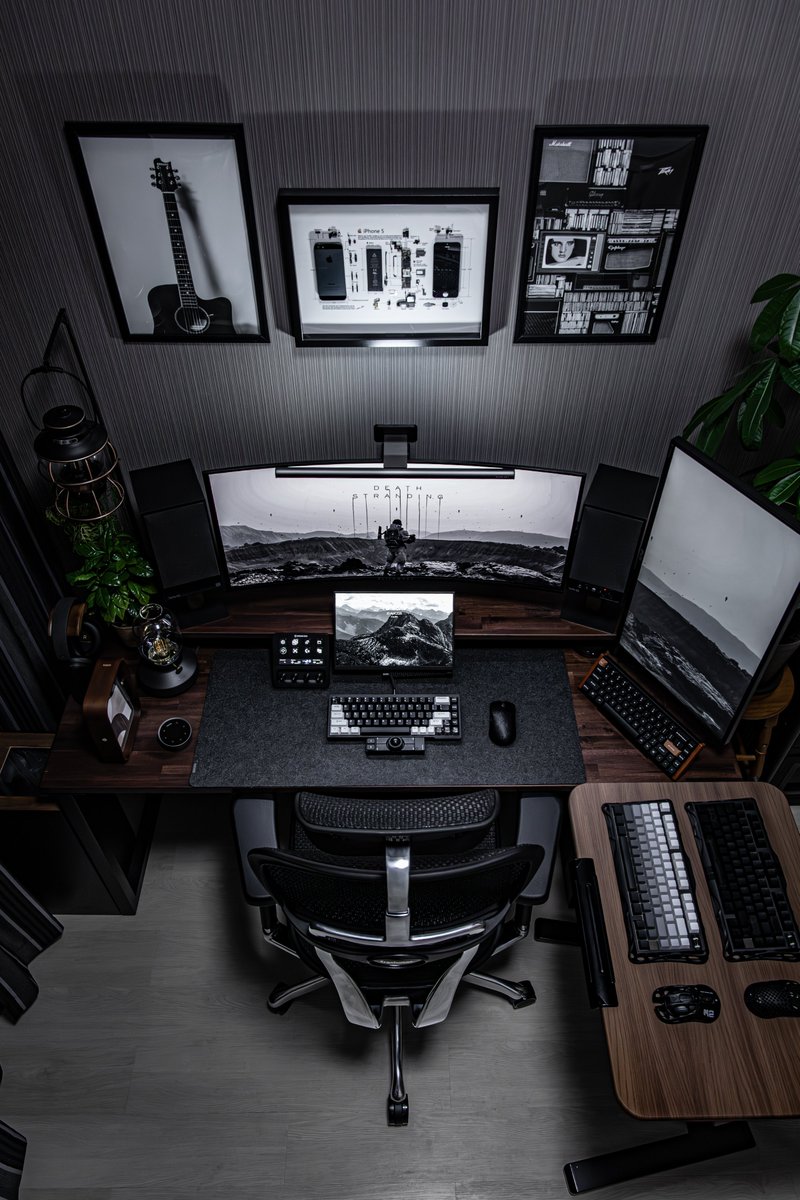 夜デスク🌃 #desksetup