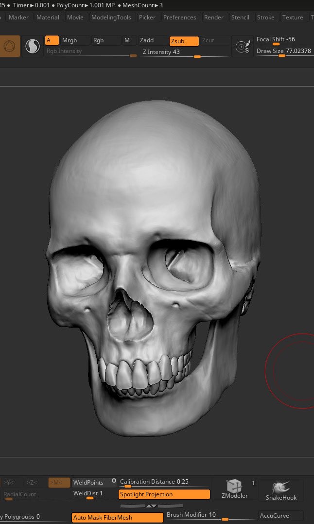 natanfleal's tweet image. Almost finished

#3D #Skull #ZBrush