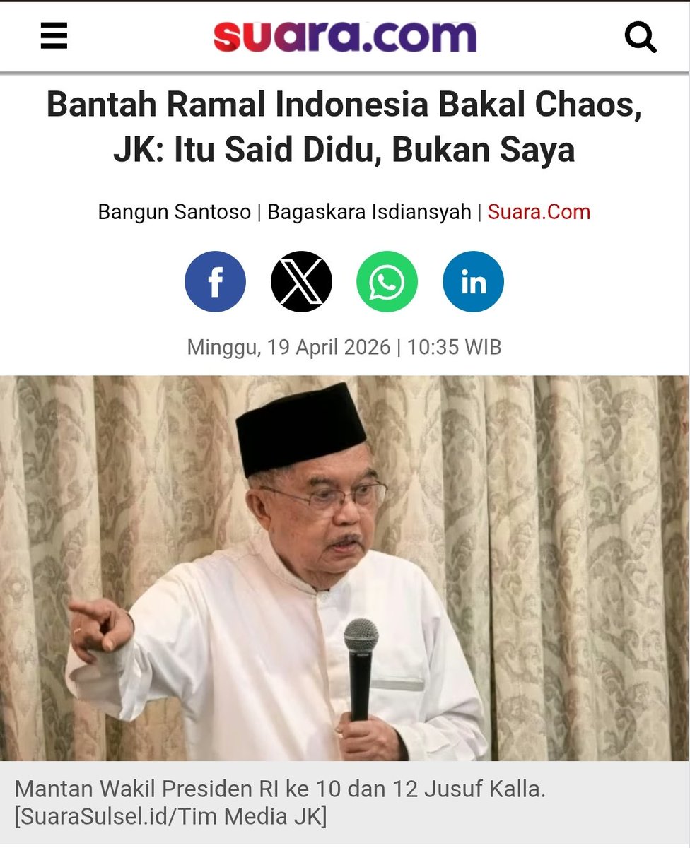 KaZep7's tweet photo. Apakah pak JK berani mempidanakan @msaid_didu karena sudah melakukan fitnah?👇 https://t.co/pQmToSThBX