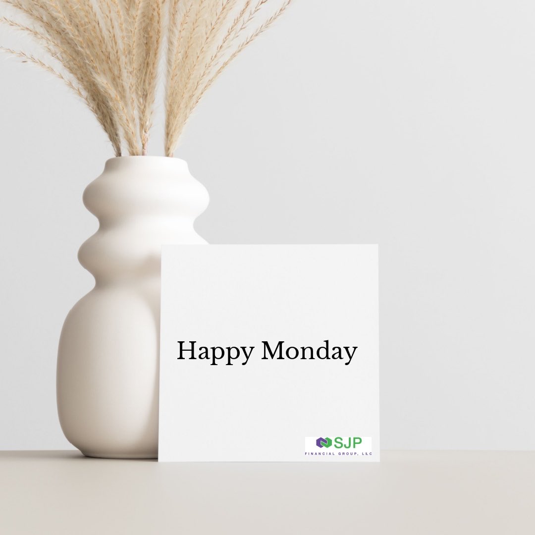 sjpfinancial's tweet photo. Happy Monday

#MondayIntentions #NewWeek  #PeopleFirst https://t.co/n6oGmrS4zW