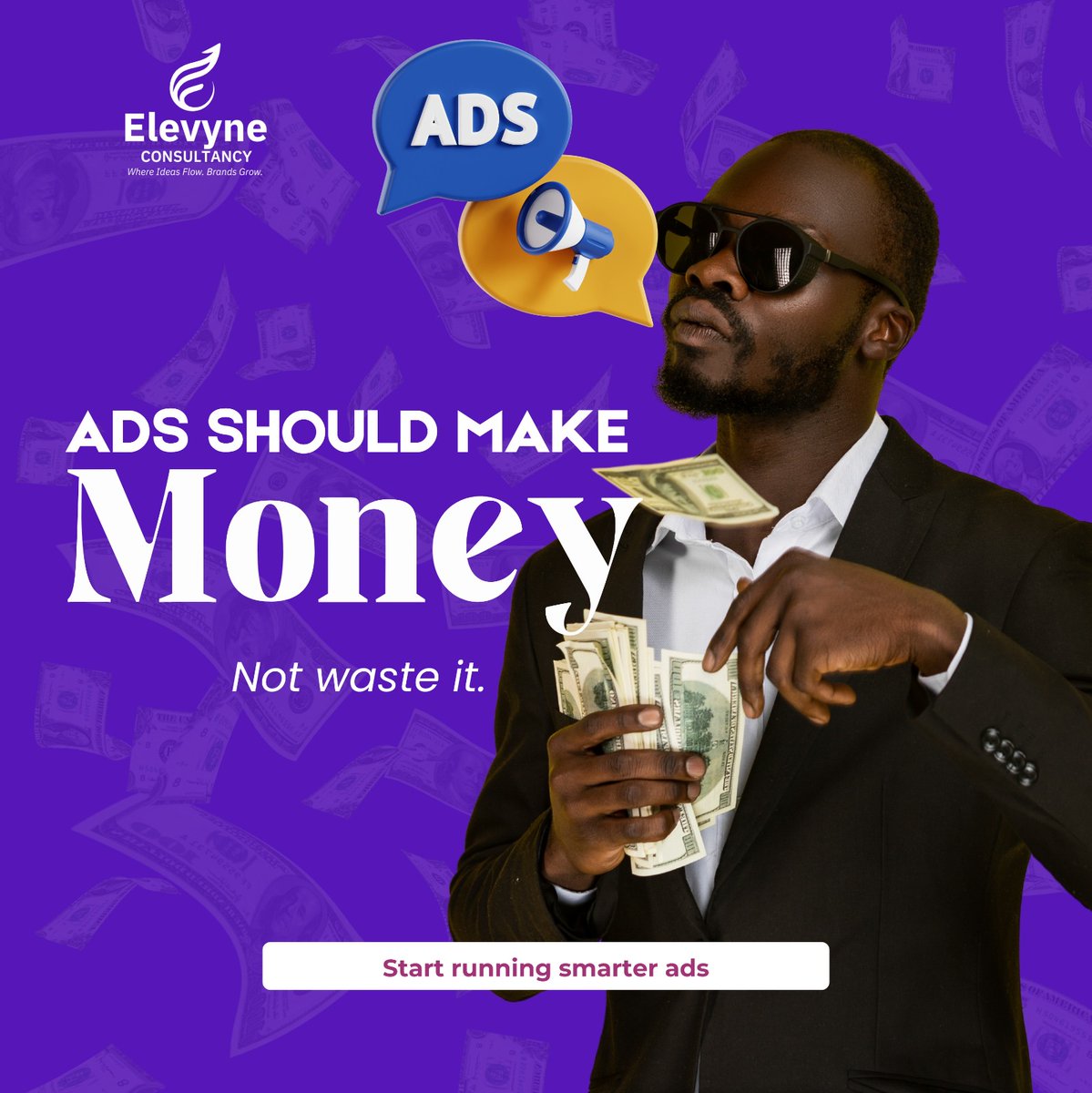 elevyneconsult's tweet photo. Your competitors are out here running ads that print money while yours are just… running.
The difference isn't budget, it's strategy. We create ad campaigns that work as hard as you do. Let's make your next one impossible to ignore. DM us today.
#ElevyneConsultancy #DigitalAds https://t.co/YlDbVWfwOl