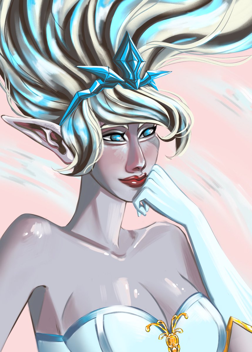 Morphevss's tweet photo. Finally my #Janna fanart is ready for searching some new #artmoots 🩵🩵🩵 
#leagueoflegends https://t.co/ZRjd7gLAYf