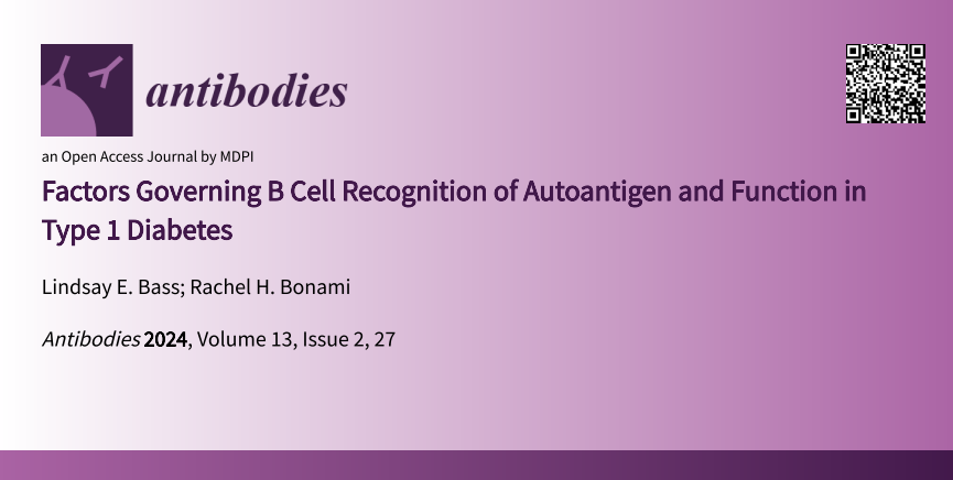 Antibodies_MDPI's tweet image. Glad to share this paper @MediPharma_MDPI 

"Factors Governing B #Cell Recognition of #Autoantigen and #Function in Type 1 #Diabetes"

mdpi.com/2073-4468/13/2…
