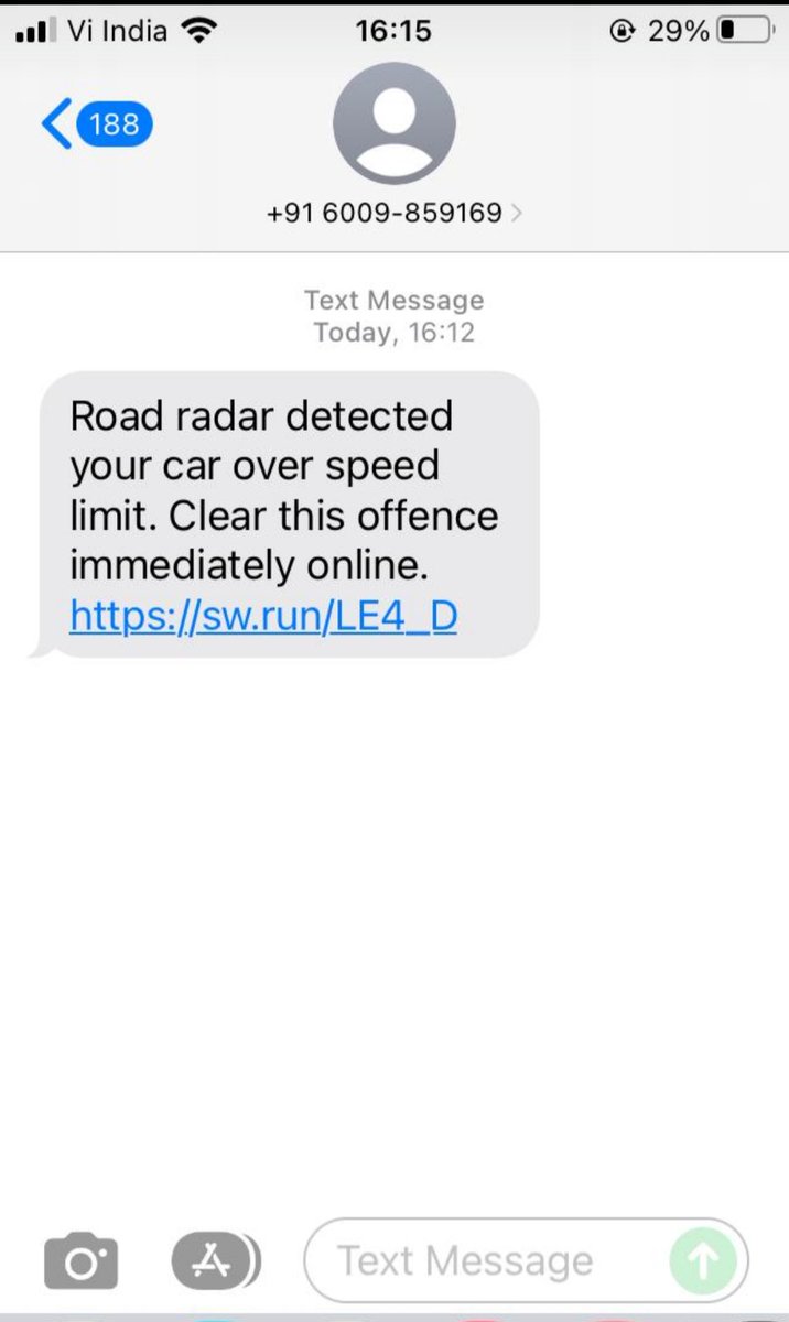 WKRajeev's tweet image. This is a scam message👇received on phone.  Let us see the action. @Cybercellindia 
#Scams