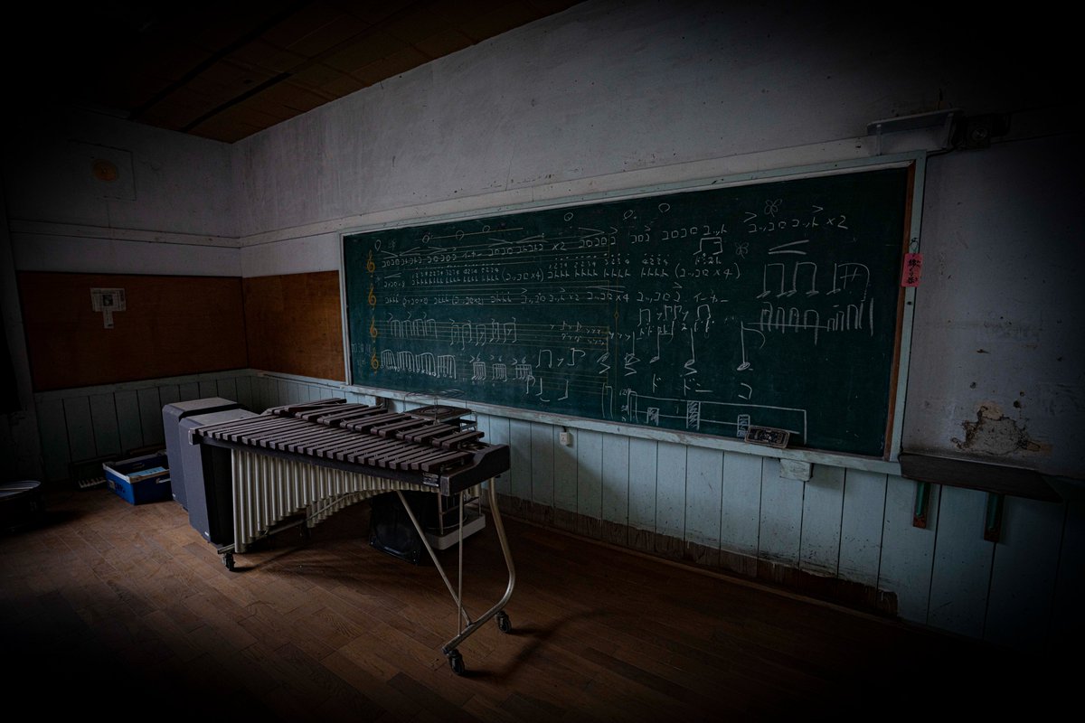 komamasa's tweet image. 廃校の音楽室
#廃墟　＃Urbex　＃abandoned
