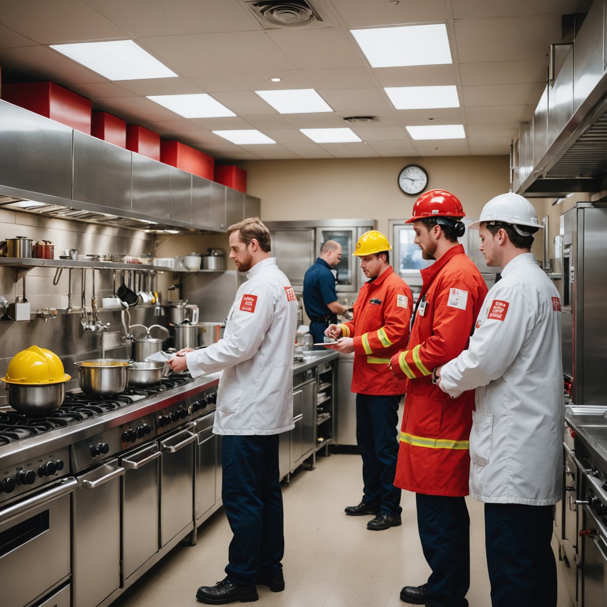 IdealFirePro's tweet image. New OSHA guidelines emphasize stricter fire safety compliance in commercial kitchens after recent incidents. Regular inspections and updated suppression systems save lives and protect assets. When was your last fire safety audit? #FireSafety #Compliance