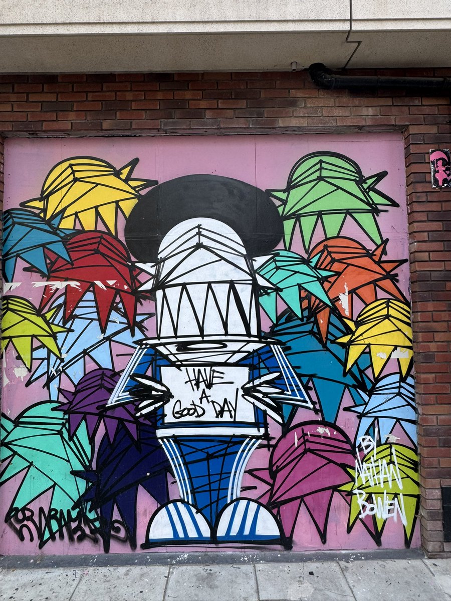 lovestreetart22's tweet image. “Have a good day” by Nathan Bowen in Clerkenwell, Central London,
#StreetArt #NathanBowen #London
