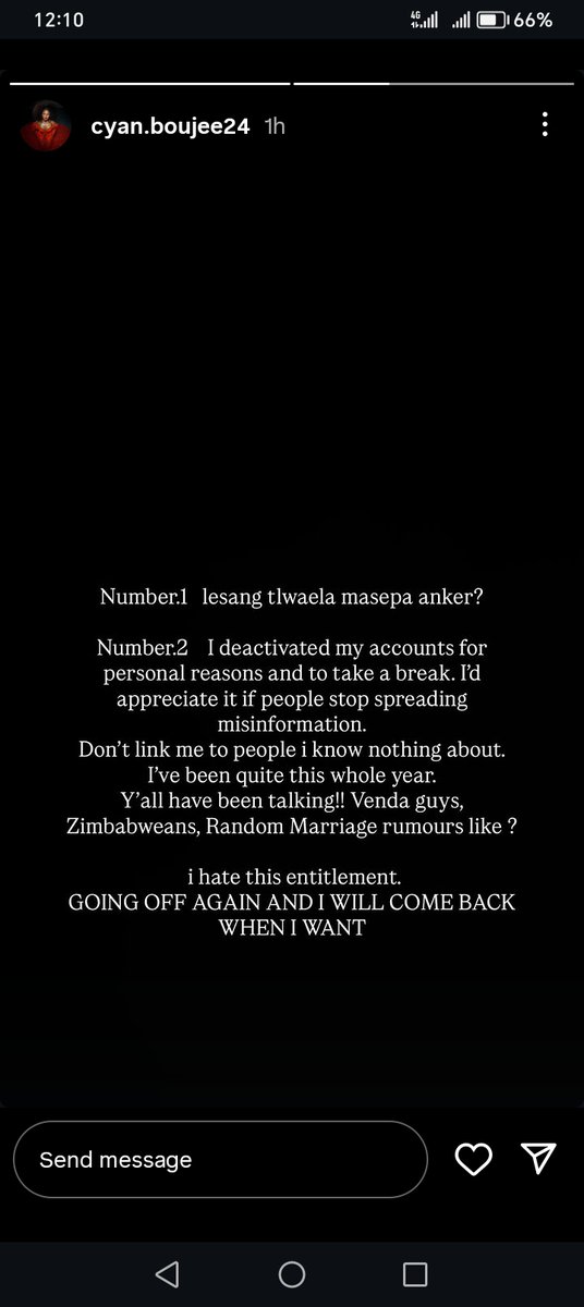 LebohangMo54347's tweet photo. @HermaineM Sesi are le sa motlwaela nonsense https://t.co/EBILBXgljw