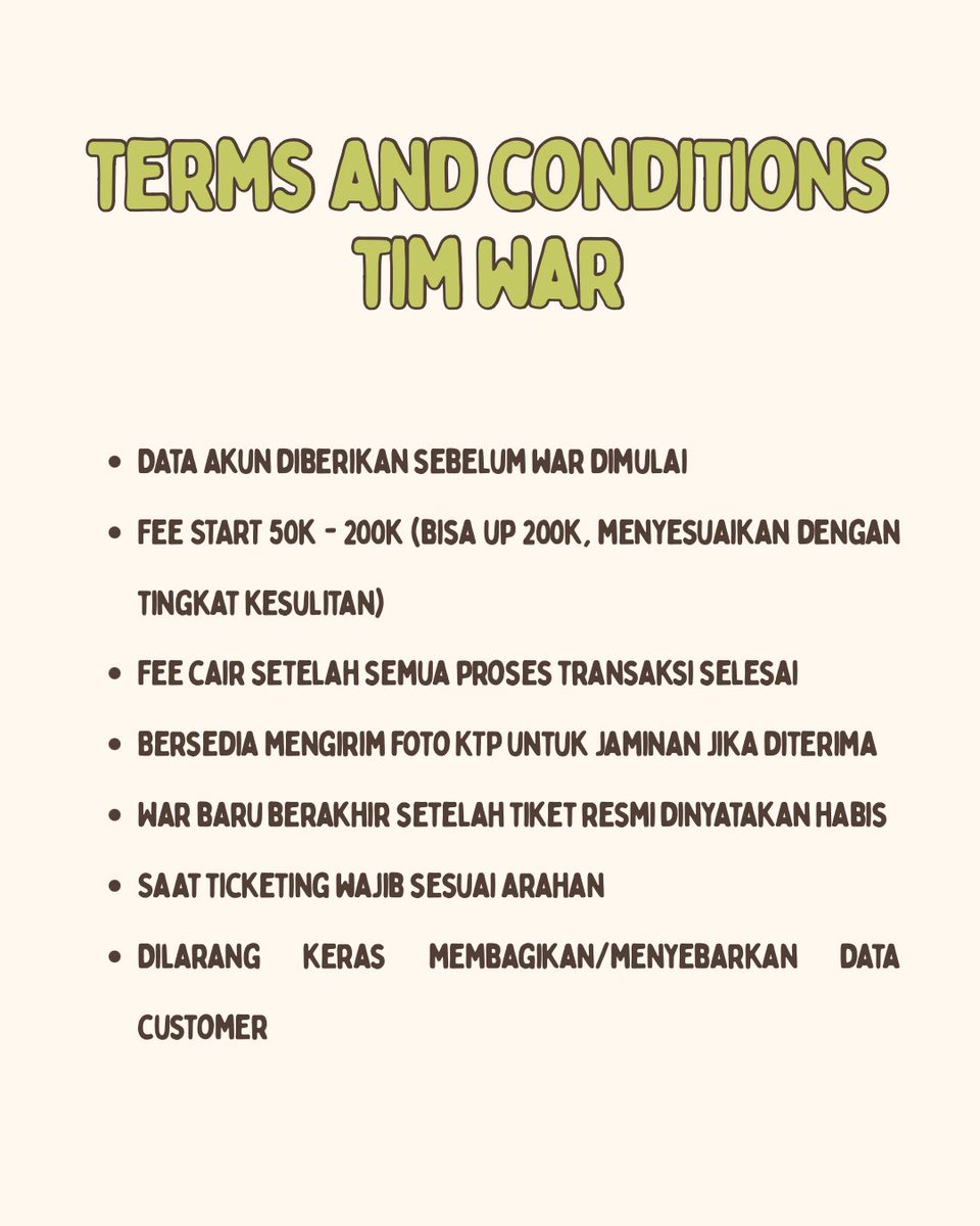 wonlution | JASTIP JASWAR TIKET 🎫 tweet media