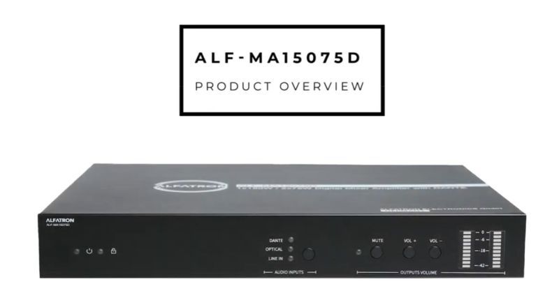 AlfatronElec's tweet image. Watch an overview of the Alfatron Electronics ALF-MA15075D compact digital mixing amplifier with Dante designed for low or high impedance applications.

lnkd.in/gDrpgtUC

#Alfatron
#Dante
#Amplifier
#DSP