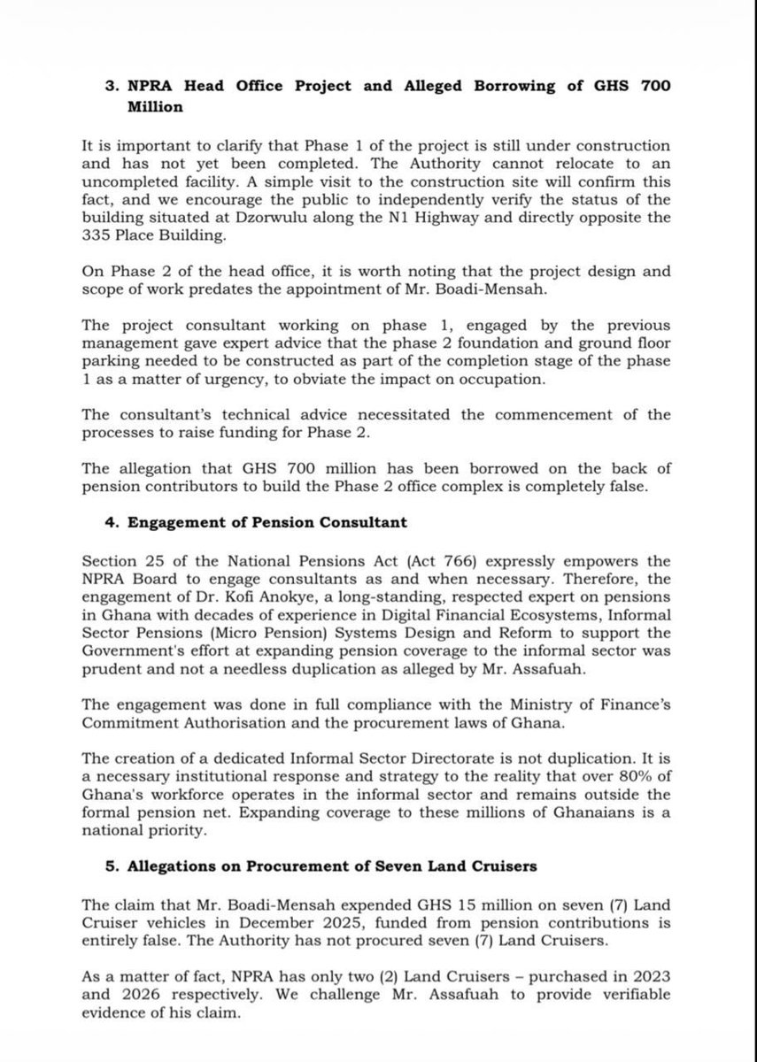 fiififuture's tweet photo. NPRA Sets The Record Straight: NPRA’s mandate is clear under the law: regulate, supervise, and protect — not spend pension funds. #ProtectingPensionFunds #TruthForPensioners https://t.co/6m2PG6h3VO
