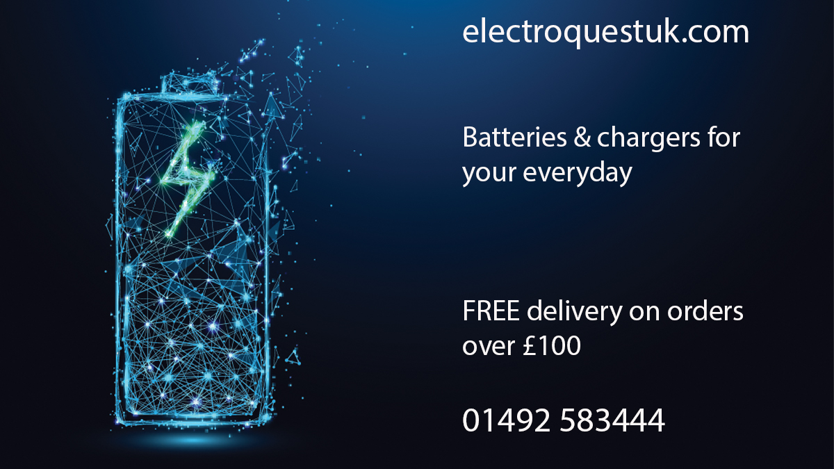 ElectroquestUK's tweet image. Batteries and chargers for almost every application.

**Free delivery on orders over £100!**

Visit -electroquestuk.com

#chargers #batteries #golf #motorcycle #jetski #mobility #motorhomes #caravans #boats #rechargeable