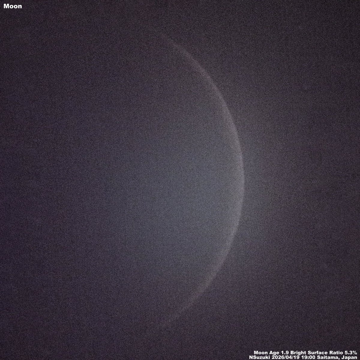 naochansuzuki's tweet image. 朔月
雲の中に微かに光る月

#月 
#moon 
#朔月 
#天体写真 
#moonphotography