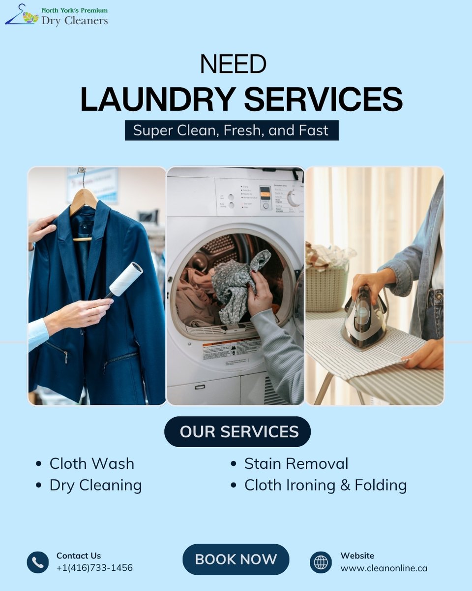 easydrycleaners's tweet photo. From clothes to shoes—we clean them all.

Laundry | Dry Cleaning | Shoe Repair | Alterations
One place. Complete care.

Contact Now - https://t.co/cZKhGqleg1
Call: 1-416-733-1456

#AllInOneService #ShoeCleaning #LaundryCare #CleanOnline https://t.co/J2flk8UKmp