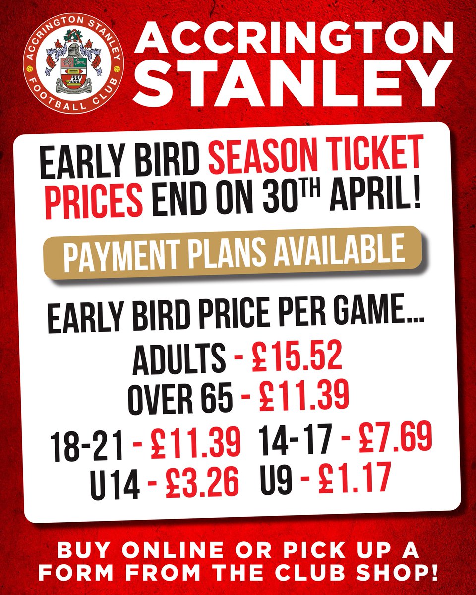 Accrington Stanley tweet media