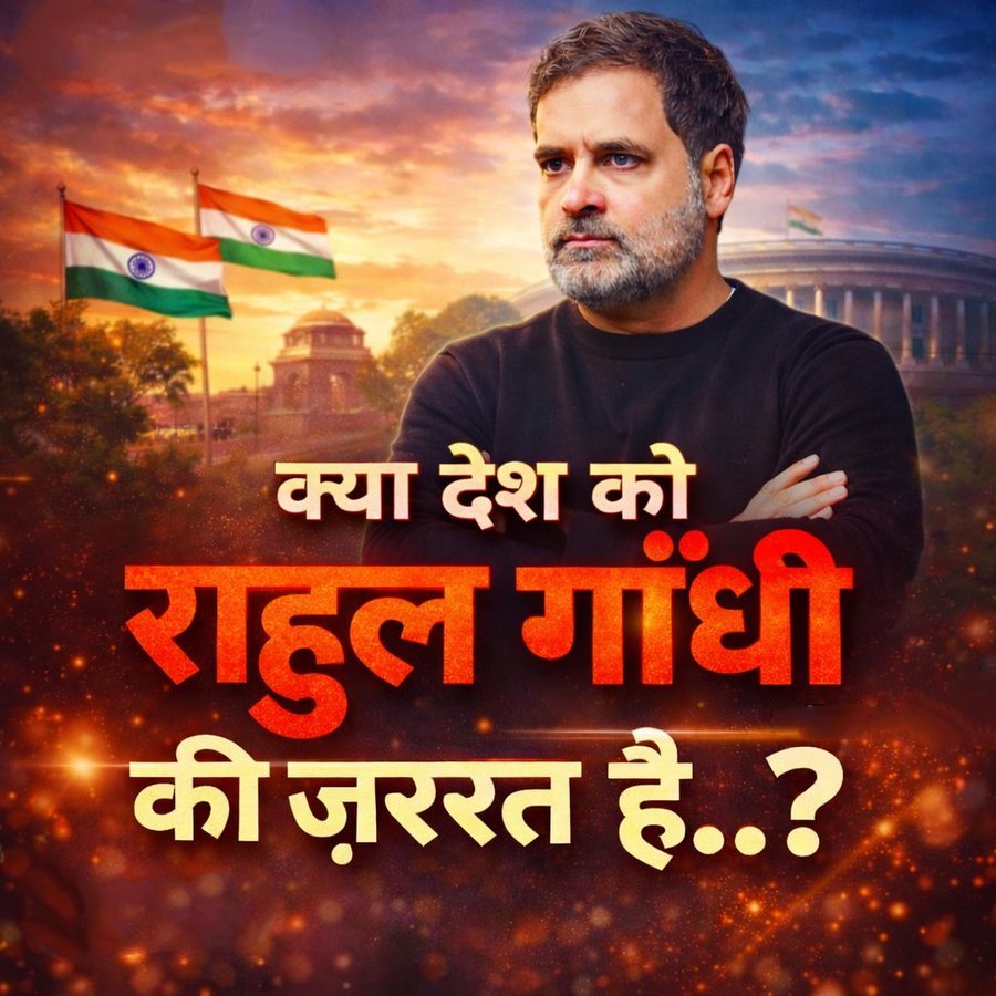 RAJENDRARPSE's tweet image. क्या देश को राहुल गांधी की ज़रूरत है? 

 ○ YES            ○ NO

फ़ॉलो करें और अपनी राय साफ़-साफ़ शेयर करें।#congresss #party