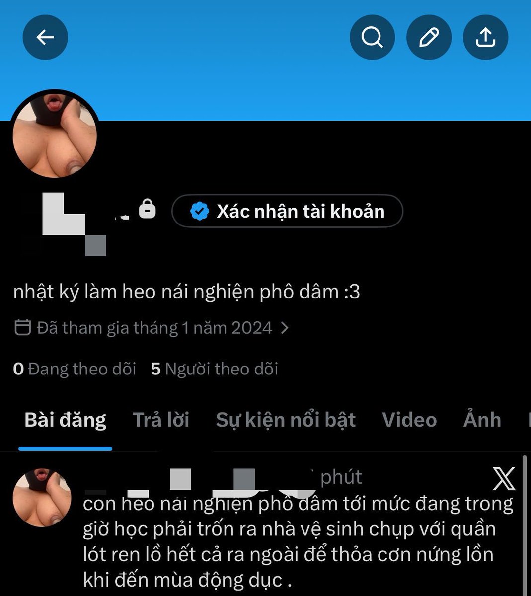 heo nái nghiện cặc tweet media