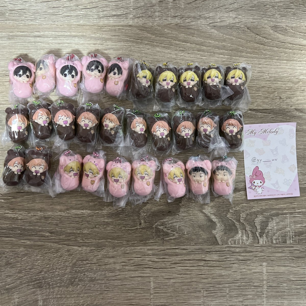 yy____uv's tweet photo. 桜蘭高校ホスト部 おくるみマスコット ガチャガチャ 【交換】

譲￤画像のもの

求￤同種鳳鏡夜

纏めての方優先
光含む交換の方優先 https://t.co/uu6kNQrjwX