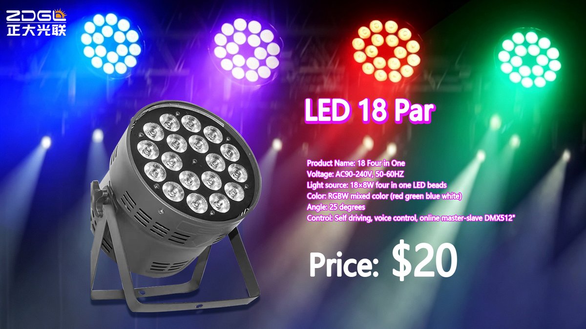 ZDGL68's tweet image. 🔥🔥🔥LED par series
💃💃💃Suitable for stage, bar, party and outdoor activities
 #stagelighting #ledparlight #ledlights #discolight #lightfactory