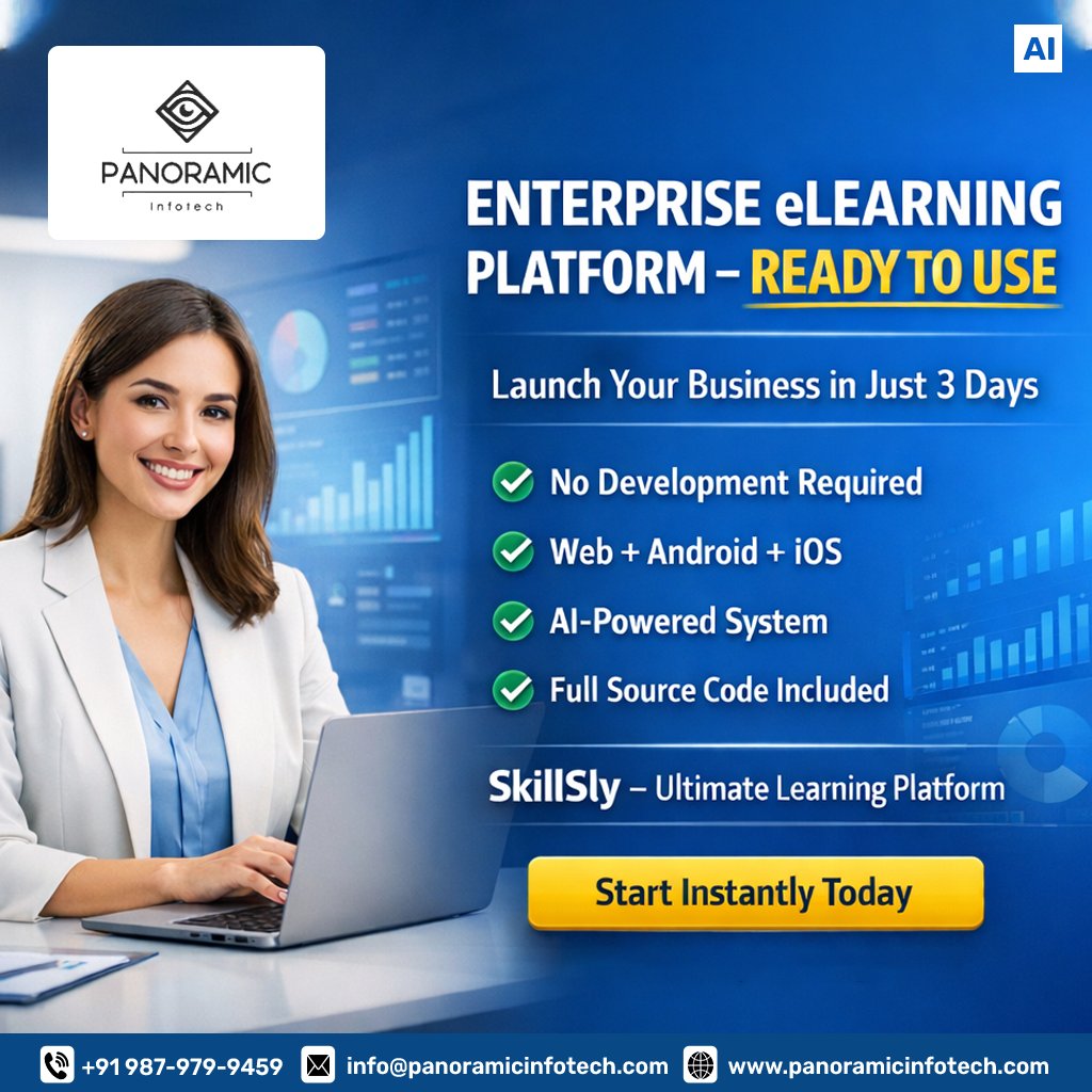 PanoramicInfot1's tweet image. Launch your eLearning business in just 3 days with an AI-powered platform.

Start fast and scale with a high-performance solution.

Read more: panoramicinfotech.com/enterprise-ele…

Website: panoramicinfotech.com
Email: info@panoramicinfotech.com

#eLearning #EdTech #AI #SaaS #Startup
