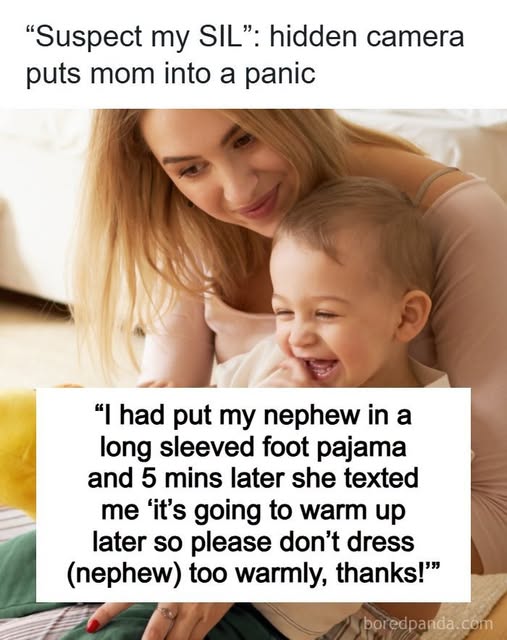Boredpand's tweet image. “Suspect My SIL”: Hidden Camera Puts Mom Into A Panic
 Full story here 🔗:boredpanda.com/woman-finds-hi…
#Trending #ViralStories #MustWatch #DailyInspiration #GlobalTrends #Explore #ModernLifestyle #IncredibleWorld