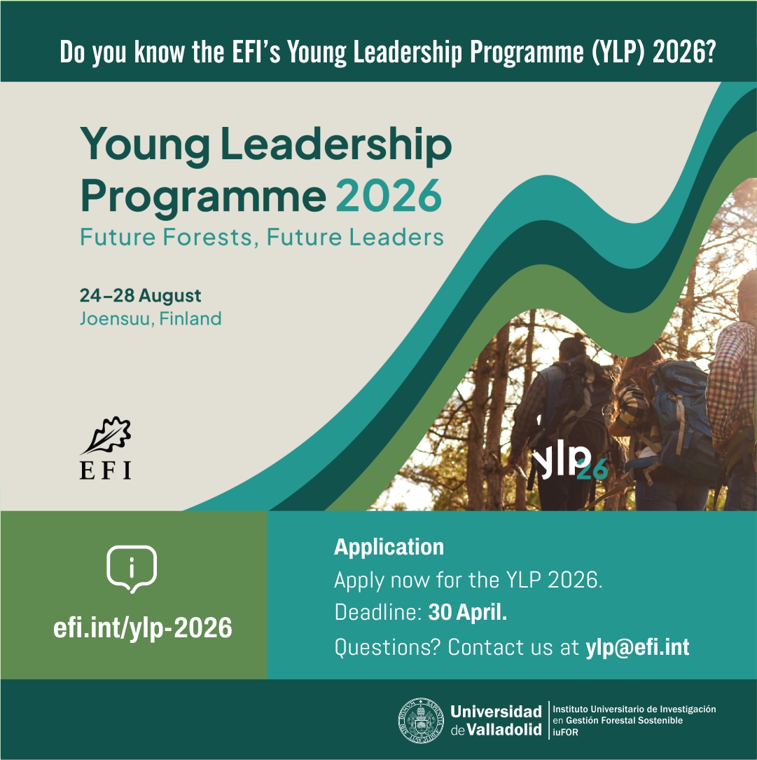YoungForesters's tweet photo. FI Young Leadership Programme 2026 is looking for young professionals with a keen interest in, or knowledge of, the Northern European forest sector, research, innovation, or futures thinking.

ℹ️ https://t.co/1FhXjWjVeX https://t.co/t0Pmti76Mx