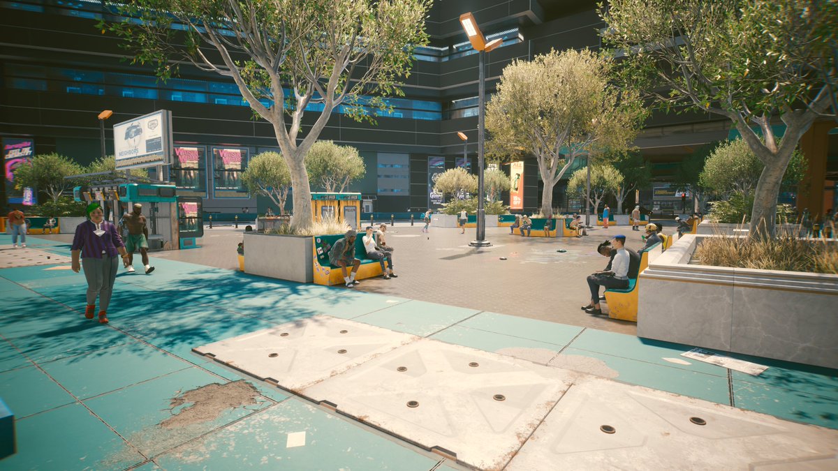 リトルチャイナ。
医療センター🏥ここから北と南で街並みがガラリと変わる。
#サイバーパンク2077 #Cyberpunk2077