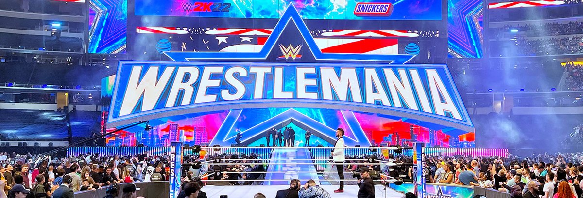 GoodMicWork's tweet photo. I know all the "Mania back to one night" discussion is pointless and we all understand why it'll never happen, so this is just fantasy booking. But another argument for it would be not having to worry about the ticket movement/competition between the nights. If it WM42 was on pace for a sellout, there's no McAfee. 

Going back to one night gives you a guaranteed mega house and record breaking gate for the uncle funkteeth time. Start it at 4pm ET so there's no late night burnout. Pile 15 matches on. 5 hours with a slight over run. Encourage family watch alongs and group watch parties. Lower tix prices below fuck you level and go for attendance records again. 

Make it a celebration, not a cash grab. Give wrestlers back their comp seats. Do a proper Hall Of Fame the night before. Bring back the Raw after Mania beach balls. Restore Mania TakeOvers. At the end of the day just be LESS fucking greedy and MORE fucking fun. Everyone thinks you're a bunch of dicks, TKO.