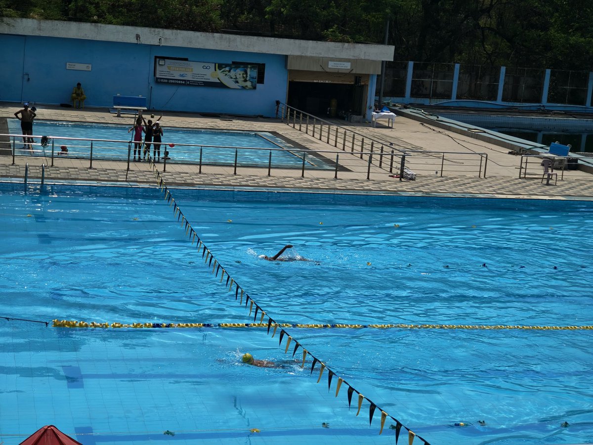 kv2_afspune's tweet image. Regional Sports Meet 2026 begins! 🏊‍♂️🏊‍♀️ @kv2_afspune proudly hosts Swimming &amp;amp; Diving events for U14, U17 &amp;amp; U19 boys and girls.
Wishing all participants the very best—let the spirit of sportsmanship shine! 🌟 #KVS #SportsMeet @KVS_HQ @KvsMumbai