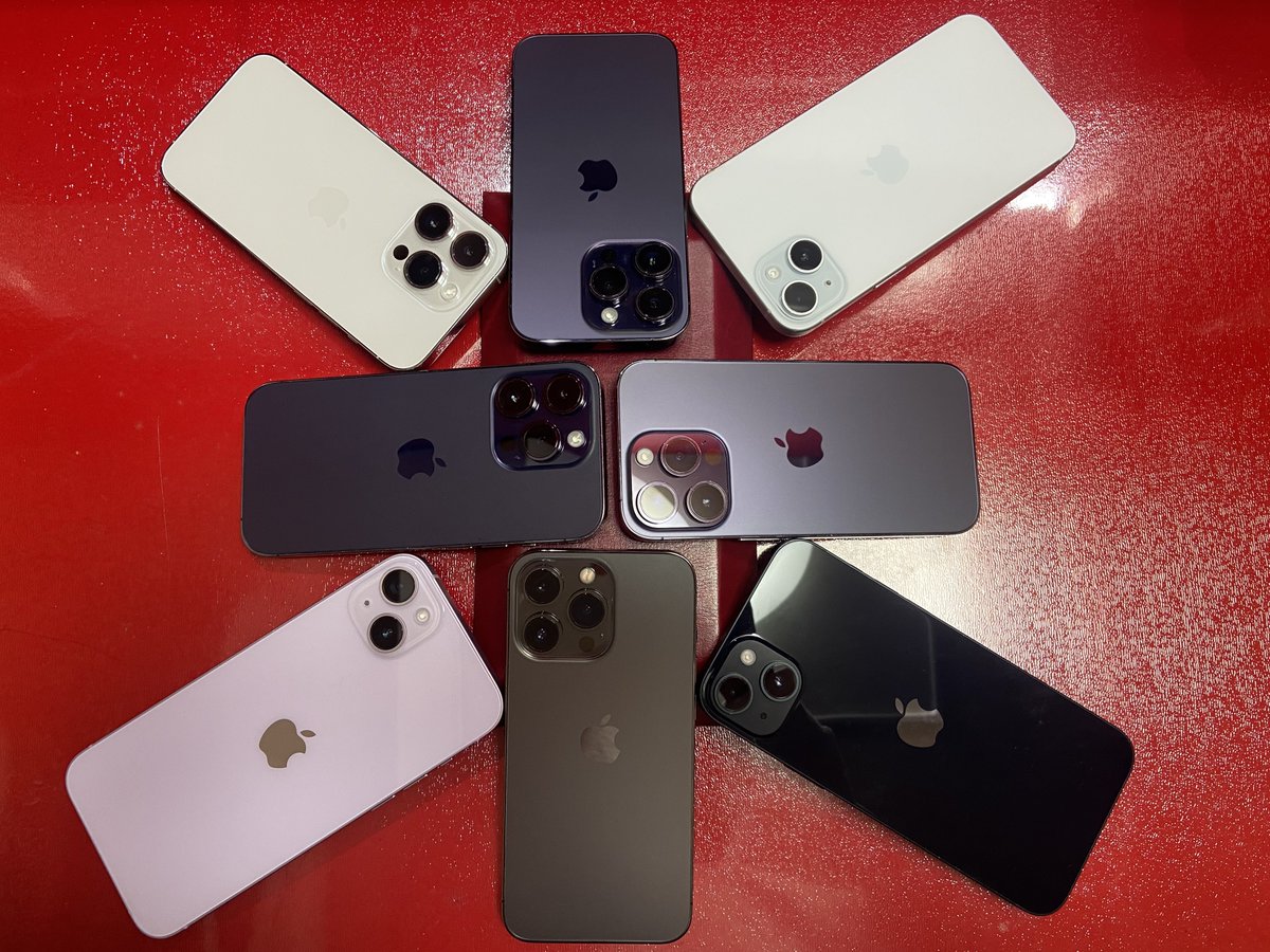 iphone_shoten's tweet image. こんにちは！
iPhone13Pro
iPhone14Pro
iPhone14Plus
大量に入荷しました！

容量も大きいものばかりですがこのくらいの世代になるとあまり容量差額がなくなってきますので購入には超お得です✨🉐
詳細は

03-6205-5349
まで☎️

#iphone13 #iPhone14 #格安