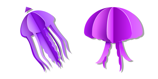 CustomCursor's tweet image. Two purple jellyfish are ready to drift gracefully across your monitor! This #Origami #Purple #Jellyfish custom cursor lets these carefully folded beings bring a soothing, underwater vibe to your desktop! #CustomCursor
custom-cursor.com/collection/ori…