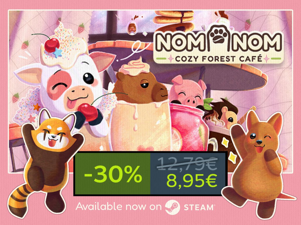 Anaïs ᐢ. .ᐢ 📢🌟 OUT NOW Nom Nom: Cozy Forest Café tweet media