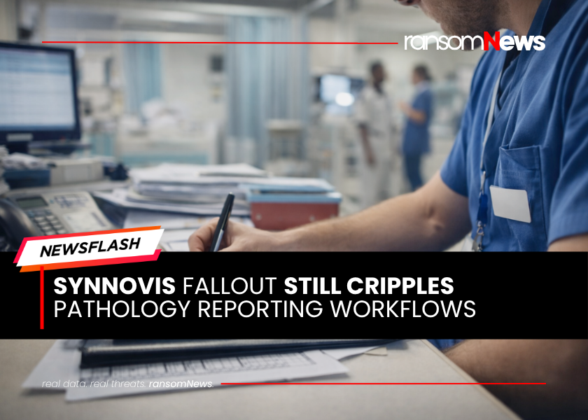 ransomnews's tweet image. ⚠️ One NHS trust is still stuck on paper

At least one Synnovis-hit trust still lacked restored pathology systems, with 161k delayed reports and critical blood results being relayed by phone and manual PDF uploads.

#ransomNews #NHS #Healthcare