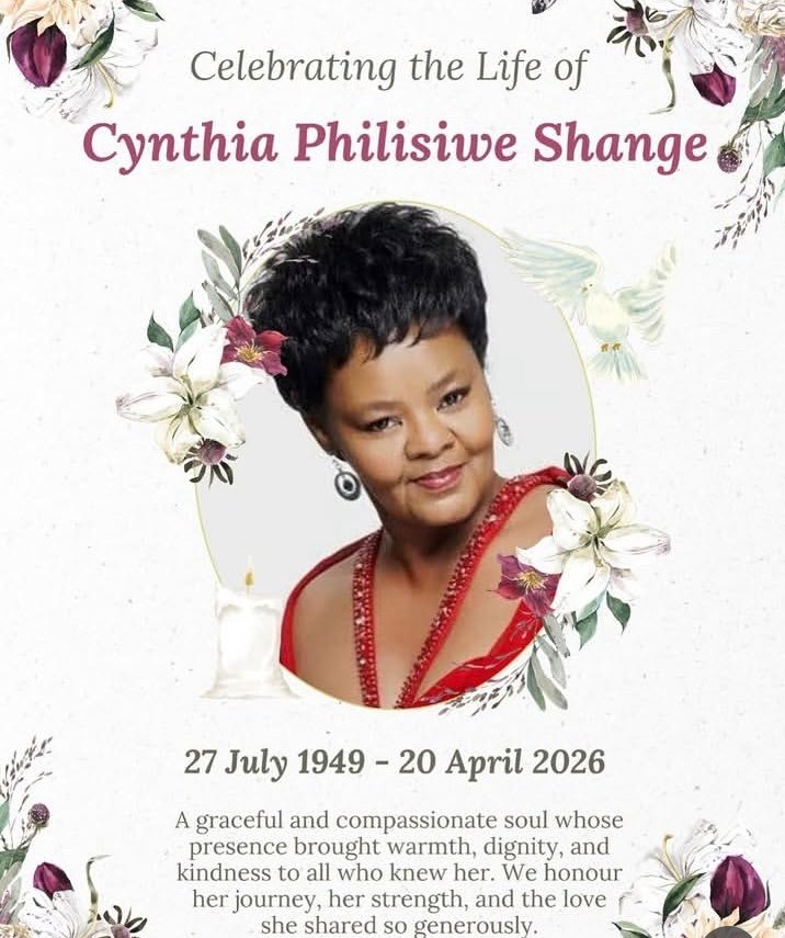 SiminkieM's tweet photo. #CynthiaShange
#RIPCynthiaShange
A very beautiful woman I tell you. Thandaza's mother in Muvhango. And I remember she was in Shaka Zulu, I can't remember who she played in Shaka, but one thing for sure, I always admired her Beauty. Rest In Peace Mama Cynthia Philisiwe Shange 🕊️🕊️ https://t.co/C0mzJKiXqQ