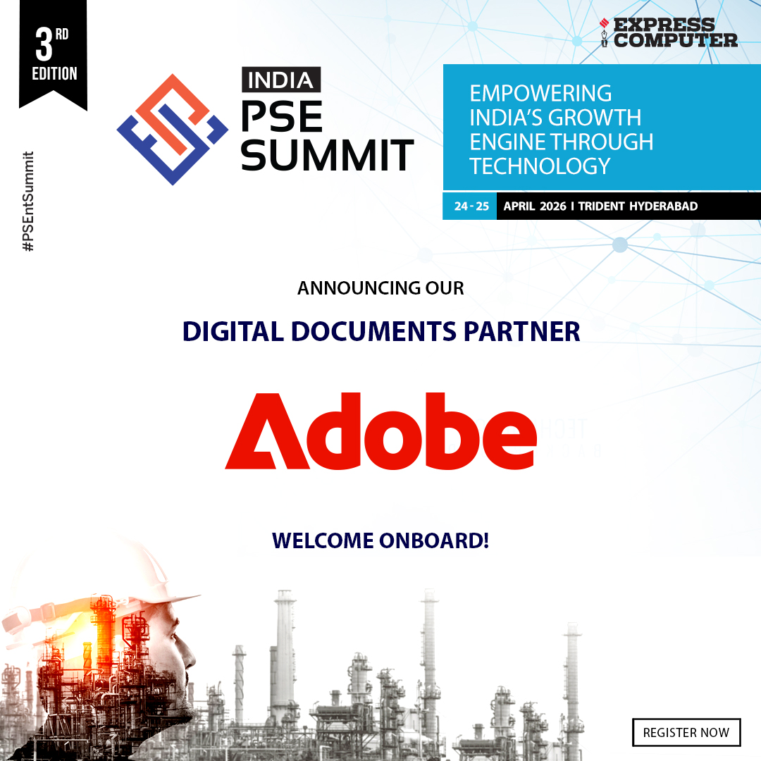 ExpComputer's tweet image. We are delighted to welcome @AdobeIndia onboard as our valued Digital Documents Partner for the India #PSEntSummit 2026.

A global leader in digital experiences and document solutions, #Adobe empowers organizations with secure, intelligent, and seamless document workflows through