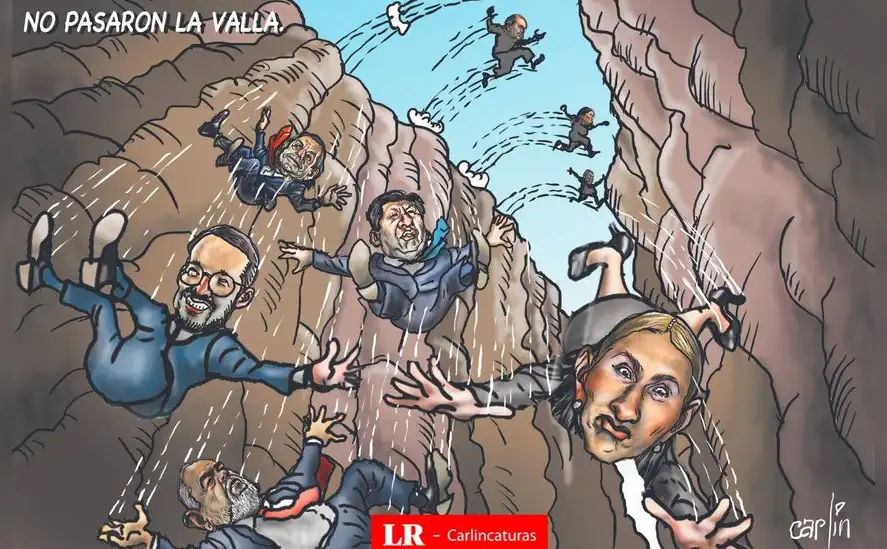 Pronto el espacio que dejan sera ocupado por otros improvisados aventureros de la politica, que son de igual o peor catadura. Aun estamos a tiempo de impedirlo, el #VOTONACIONALDEPROTESTA ,(Voto nulo, o viciado).
Libera al Peru de este peligro, usa tu voto como arma.