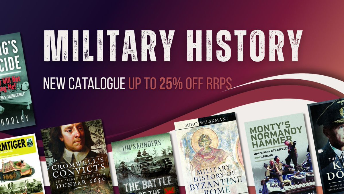 Frontline_Books's tweet image. 📚 Save up to 25% off RRPs in this #MilitaryHistory catalogue – live online now! 📚

🔗 buff.ly/qx4Mgt8