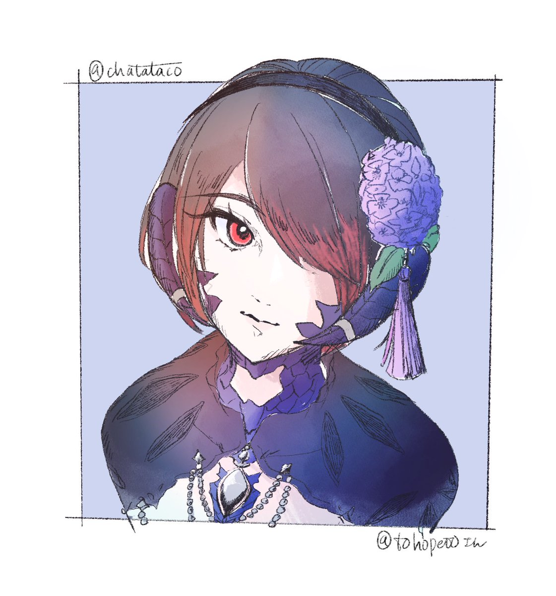 chatataco's tweet photo. 1人目！
麗しいアウラちゃん描かせていただきました。お声かけくださりありがとうございました🥰

#FFXIV https://t.co/73TO6PWOnB