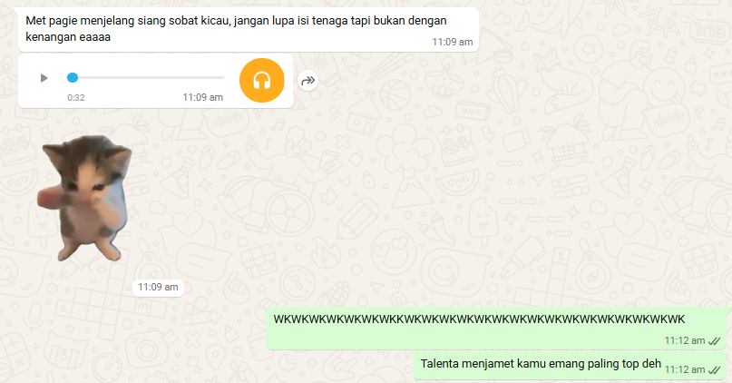 Potensinya jadi jamet tinggi sekali emang orang ini