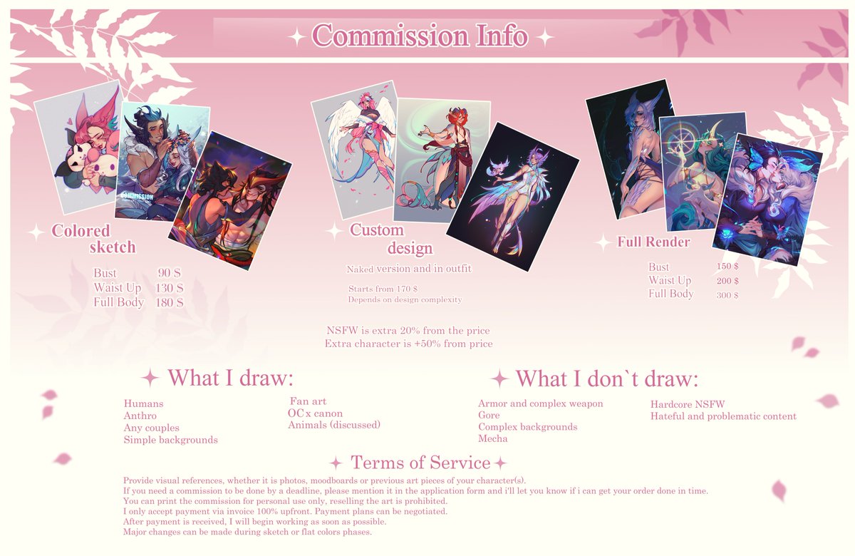 3 slots for colored sketches are open~