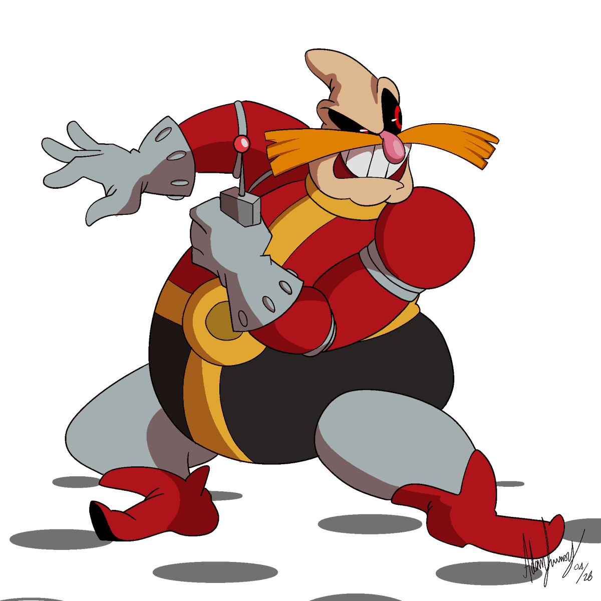 Macabrecrypt's tweet photo. Quick Robotnik digital doodle
#SonicTheHedghehog #sonic #sonicartist #sonicart #robotnik https://t.co/fOLuFuRTDa