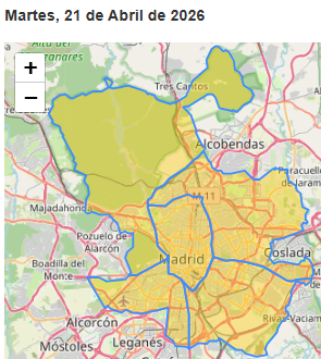 Calidad del Aire en Madrid tweet media