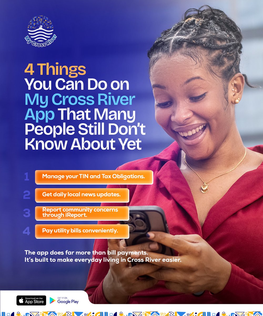 My Cross River App tweet media