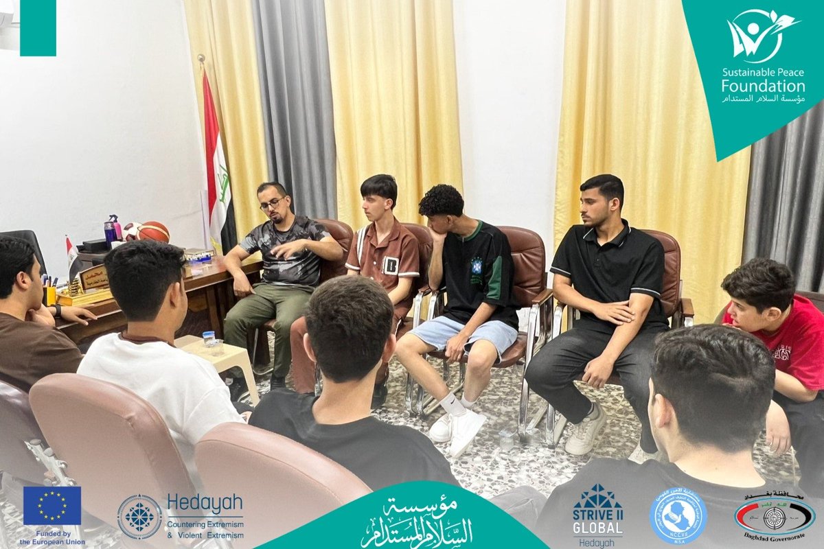 almstdam1's tweet image. - Headline: Small Ball, Big Peace: Al-Tarmiyah’s Table Tennis Tournament!
​The Sustainable Peace Foundation organized a table tennis tournament in Al-Tarmiyah district, Baghdad, with the active participation of local youth.
​Acros… 
Read More:
facebook.com/share/p/1KeDbq…
#SPF