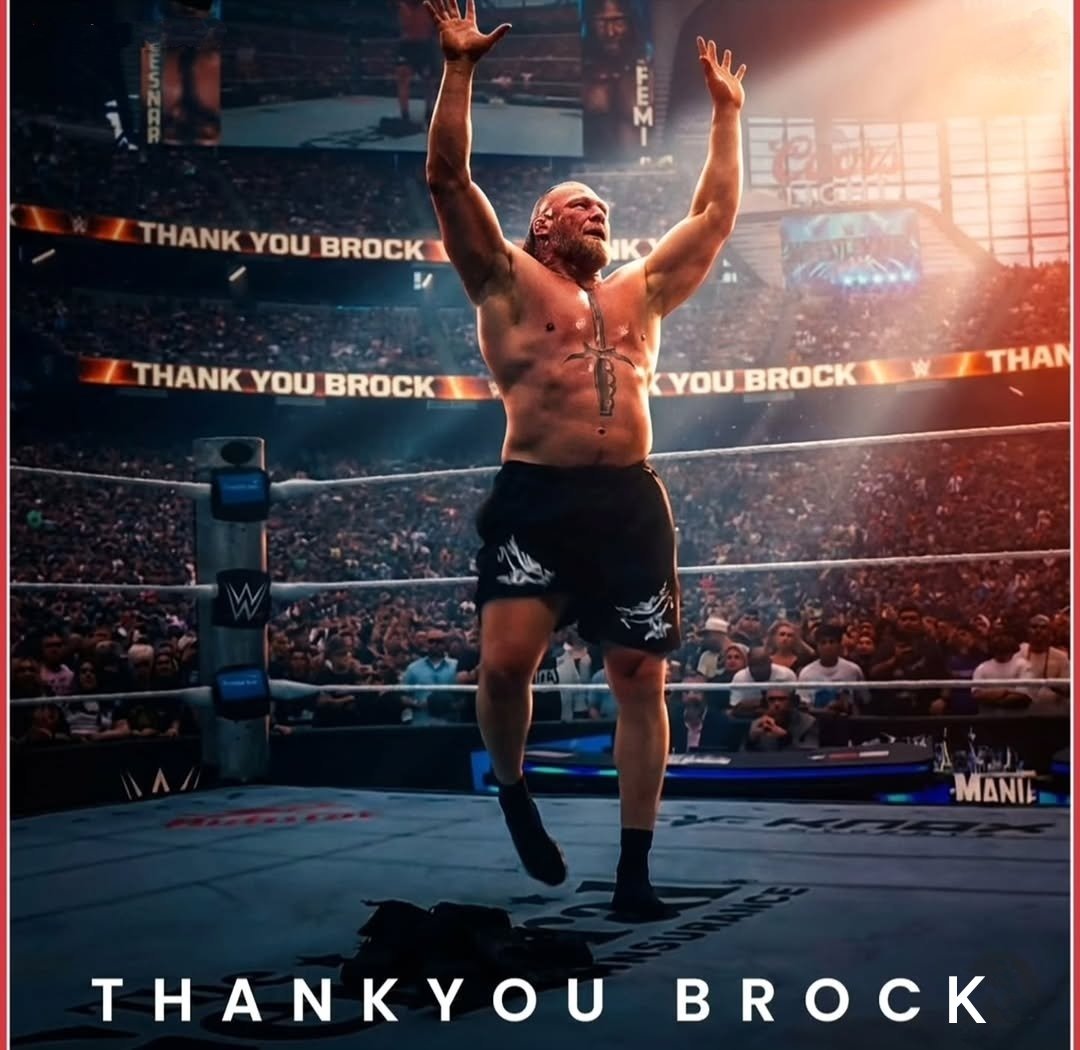 nikhilXVEL's tweet photo. NCAA Champion. UFC Heavyweight Champion. WWE Champion.

A true wrestler. The most powerful. The most dangerous. 💪🔥

No more Brock Lesnar… no more fear in the ring. WWE will never feel the same again.
#wrestlemaina42 #brocklesnar https://t.co/fZ4BqMKstt
