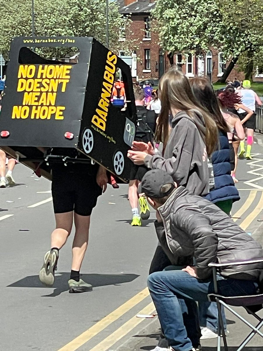 BarnabusMcr's tweet image. A huge well done to our two @Marathon_Mcr runners who took on the streets of Manchester to help people change their lives and leave those streets

Check out Stuart who ran dressed as the Barnabus Bus!

justgiving.com/page/stuart-wa…
justgiving.com/page/ross-bear…

#ManchesterMarathon #Run